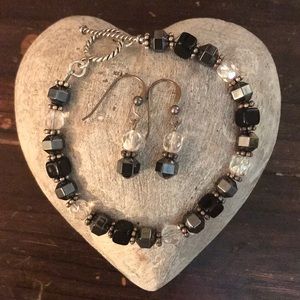 Silpada Sterling Silver Bracelet and Earring set